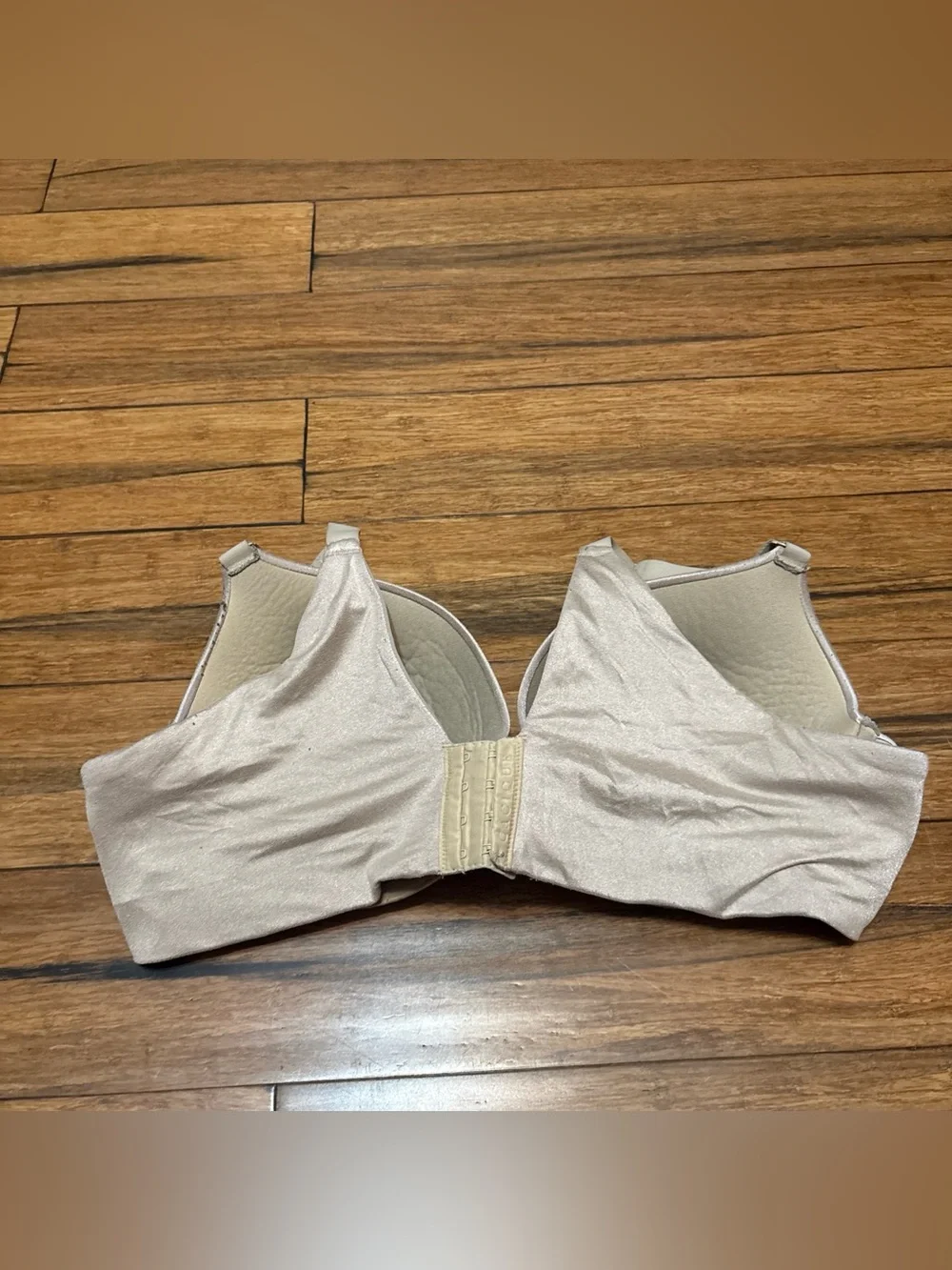 Cacique Bra 46C Push Up Bra Taupe Color Boost Plunge Lane Bryant - Picture 4 of 7